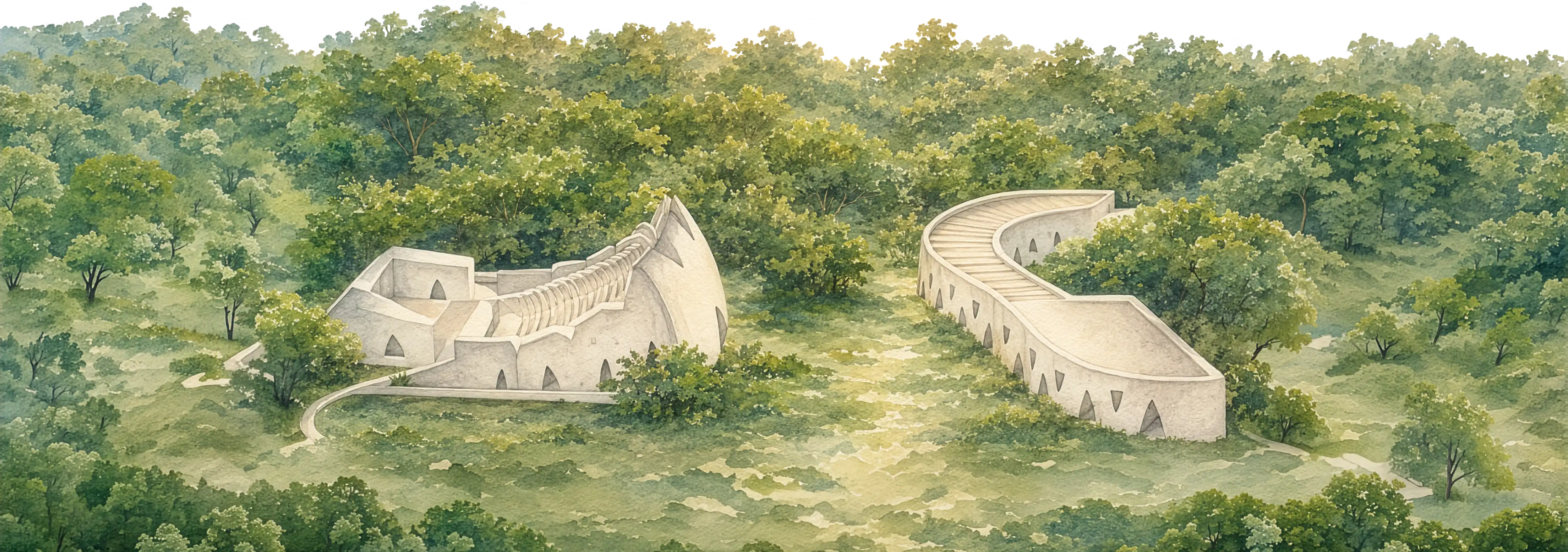 Teatro L'Occitane em aquarela